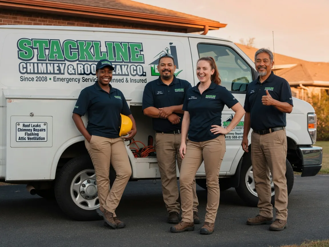 Chimney flashing repair company in Springtown, TX